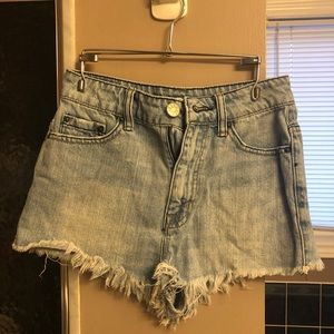 BDG high waisted jean shorts